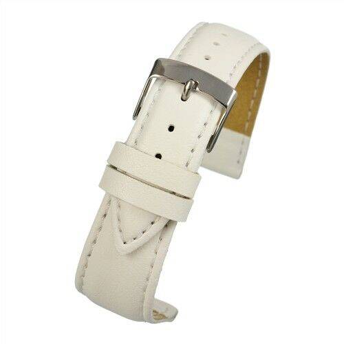 Vegan White Watch Strap -Widths Available 12mm 14mm 16mm 18mm 20mm