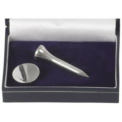 Sterling Silver Hallmarked Golf Tee & Golf Marker