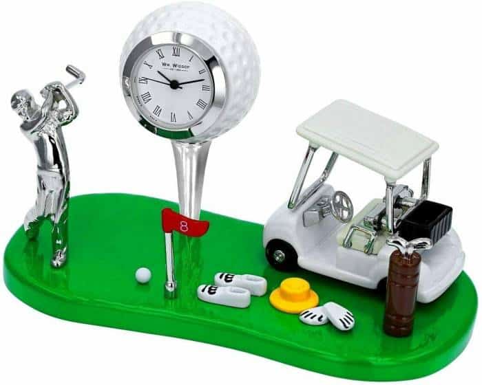 WILLIAM WIDDOP® MINIATURE CLOCK - GOLF 9658