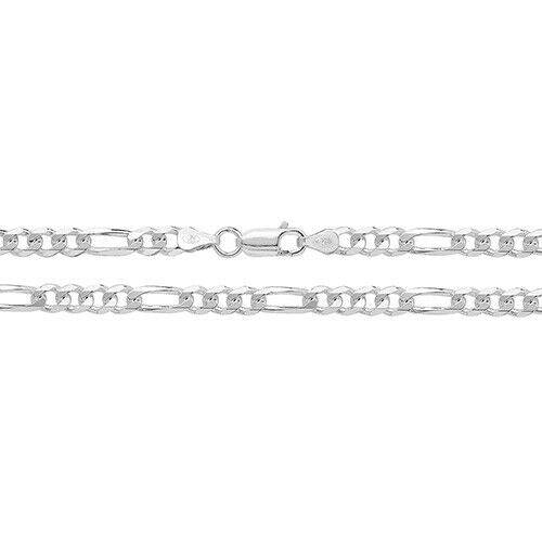 Sterling Silver Figaro Chain